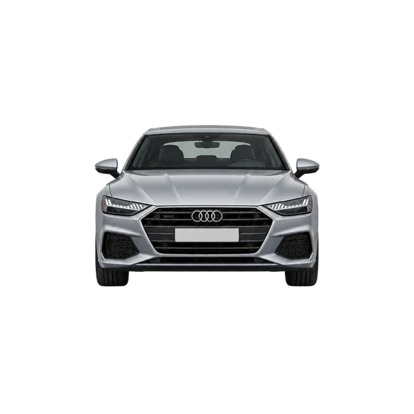 Audi A7 2026 argent, vue avant