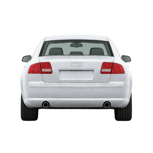 Audi A8 2009 argent, vue arrière
