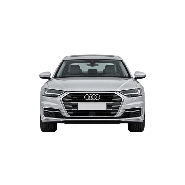 Audi A8 2022 argent, vue avant