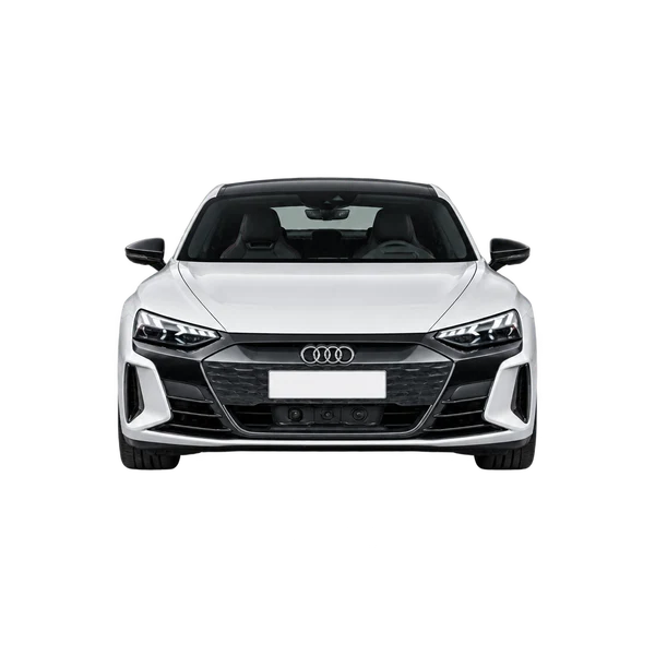 2021 Audi e-tron GT in weiß, Ansicht: Front