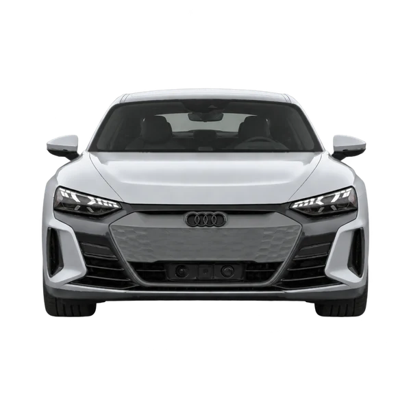 2022 Audi e-tron GT in Silber, Ansicht: Front