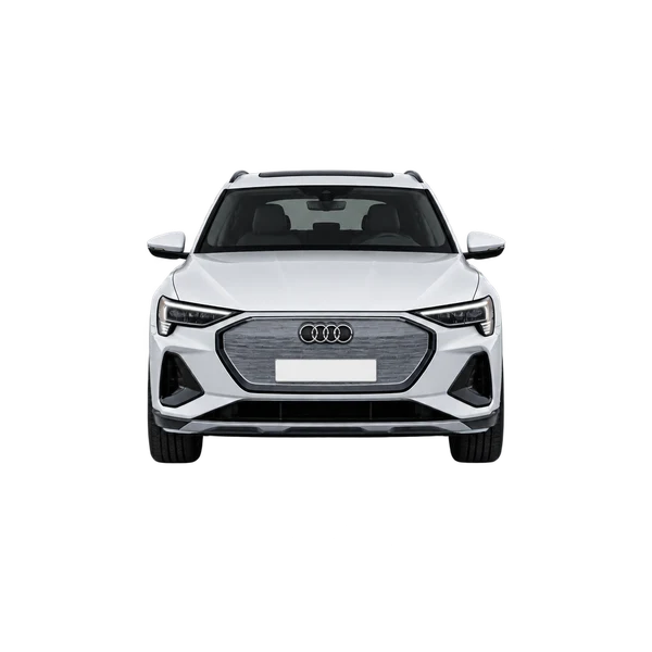 Audi e-tron 2025 branco, vista frente