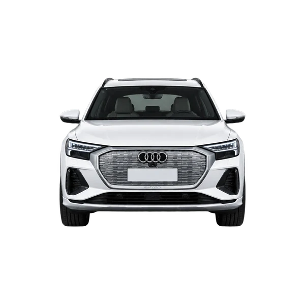 Audi e-tron 2026 branco, vista frente