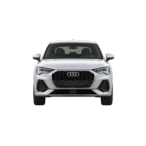 Audi Q3 Sportback 2026 argent, vue avant