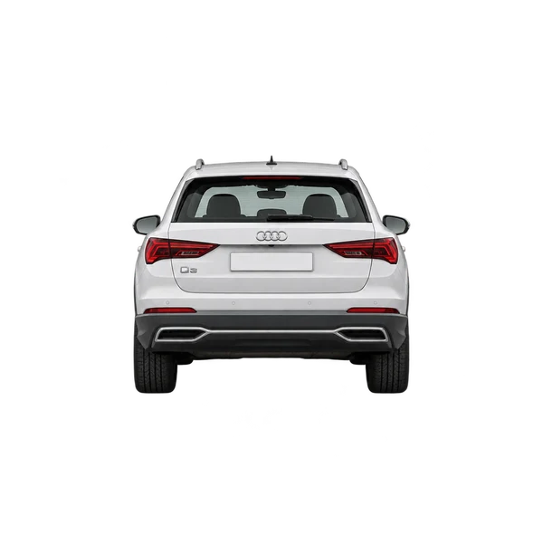 Audi Q3 2020 blanc, vue arrière