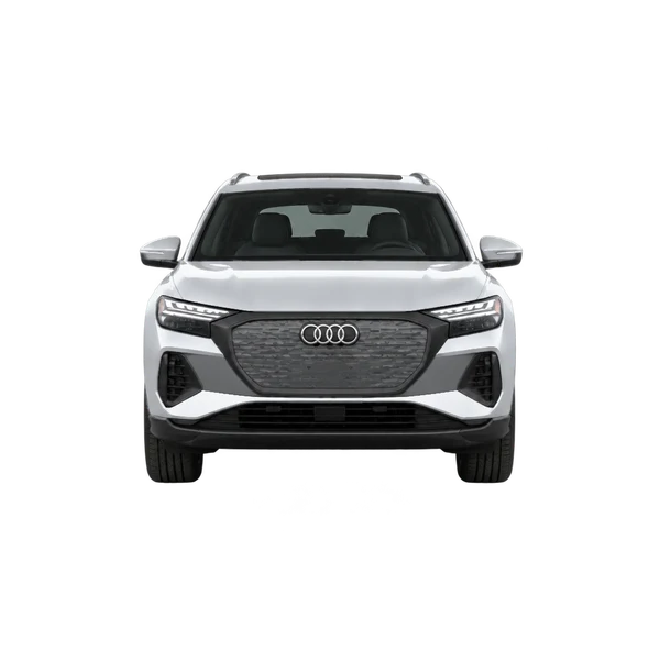 Audi Q4 45 e-tron 2026 prata, vista frente