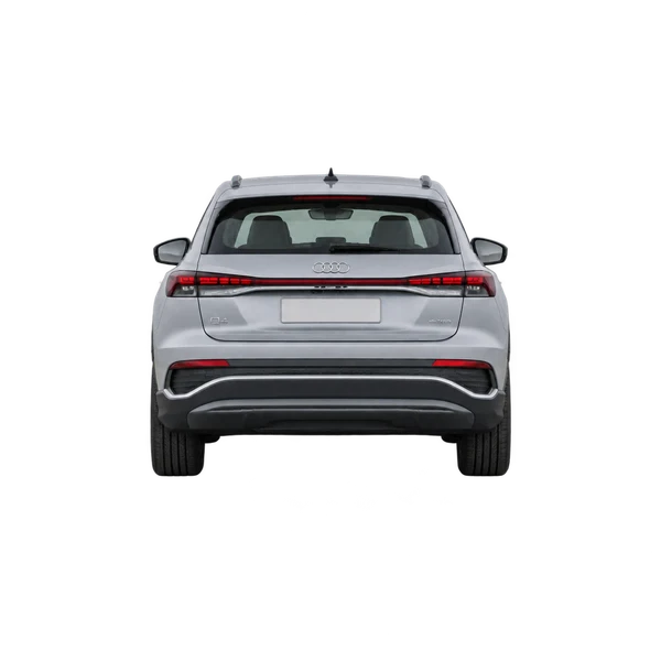 シルバーの2023 Audi Q4 e-tron（リアビュー）