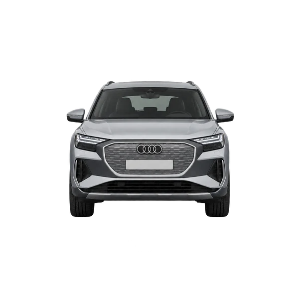 silver 2026 Audi Q4 e-tron front view