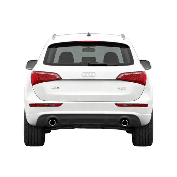 ホワイトの2011 Audi Q5（リアビュー）