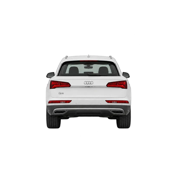 white 2018 Audi Q5 rear view