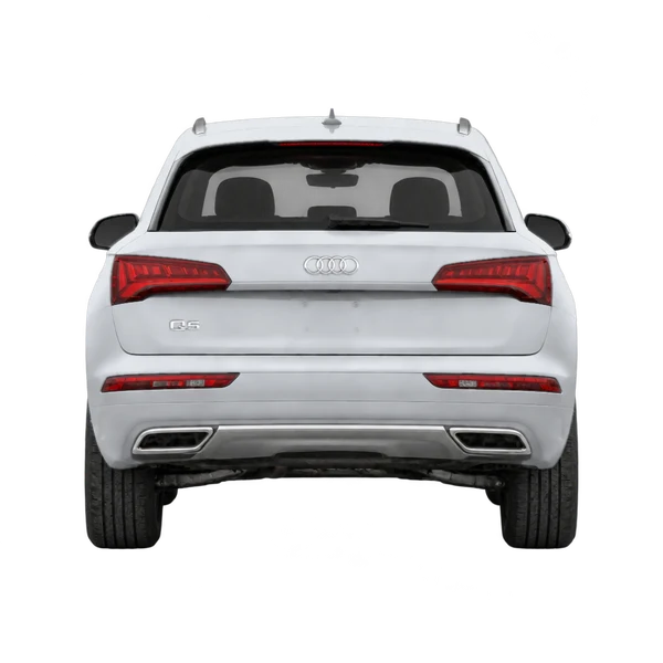 silver 2021 Audi Q5 rear view