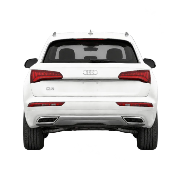 white 2021 Audi Q5 rear view