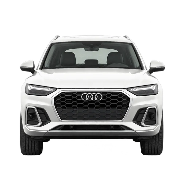 2027 Audi Q5 in weiß, Ansicht: Front