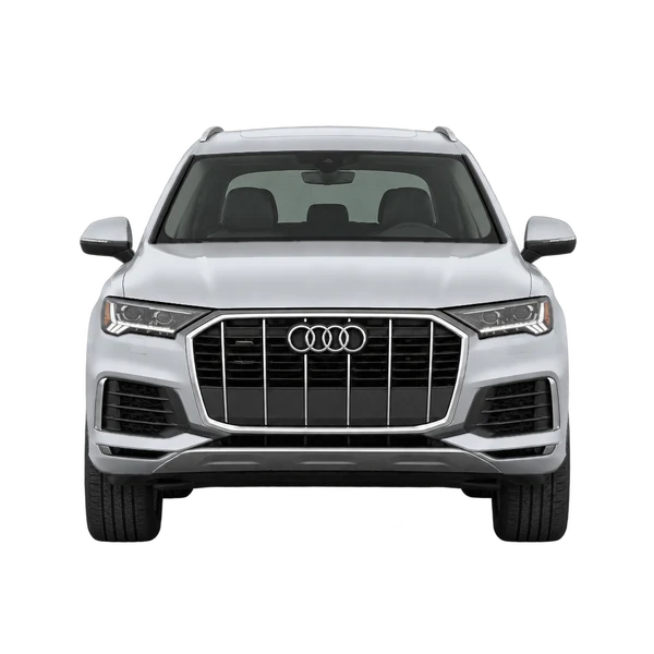 2020 Audi Q7 in Silber, Ansicht: Front