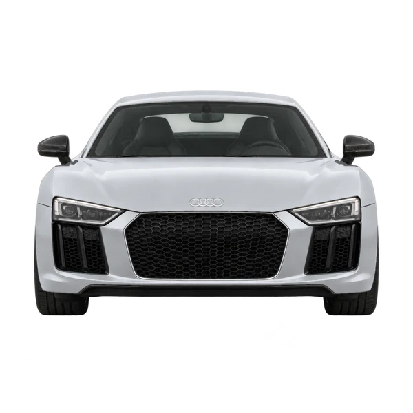 2017 Audi R8 in Silber, Ansicht: Front