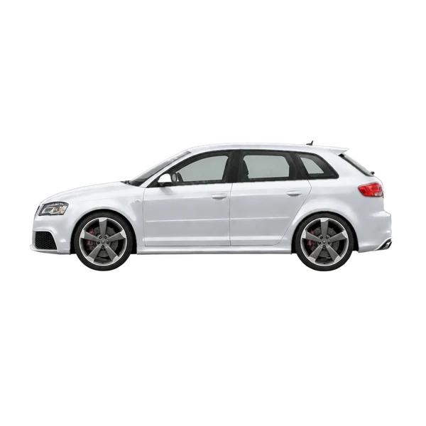 2012 Audi RS 3 Sportback in Silber, Ansicht: Seite (nach links gerichtet)