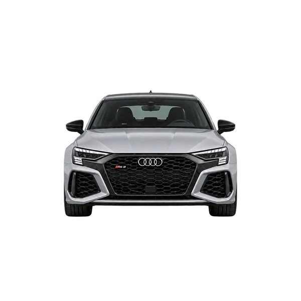 2027 Audi RS 3 in Silber, Ansicht: Front