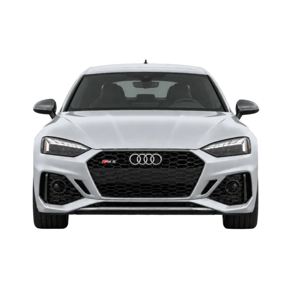 2021 Audi RS 5 Sportback in Silber, Ansicht: Front