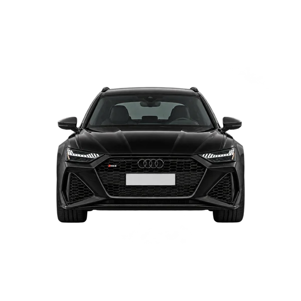 Audi RS 6 Avant 2021 noir, vue avant