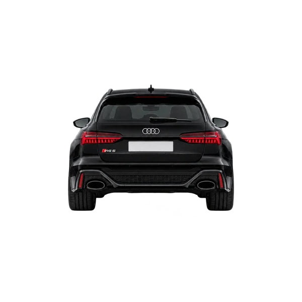 Audi RS 6 Avant 2021 noir, vue arrière