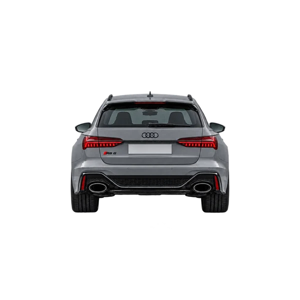 Audi RS 6 Avant 2021 gris, vue arrière