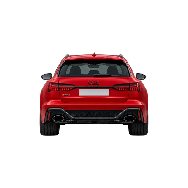 Audi RS 6 Avant 2021 rouge, vue arrière