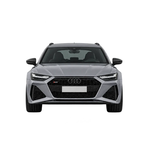 2022 Audi RS 6 Avant in Grau, Ansicht: Front