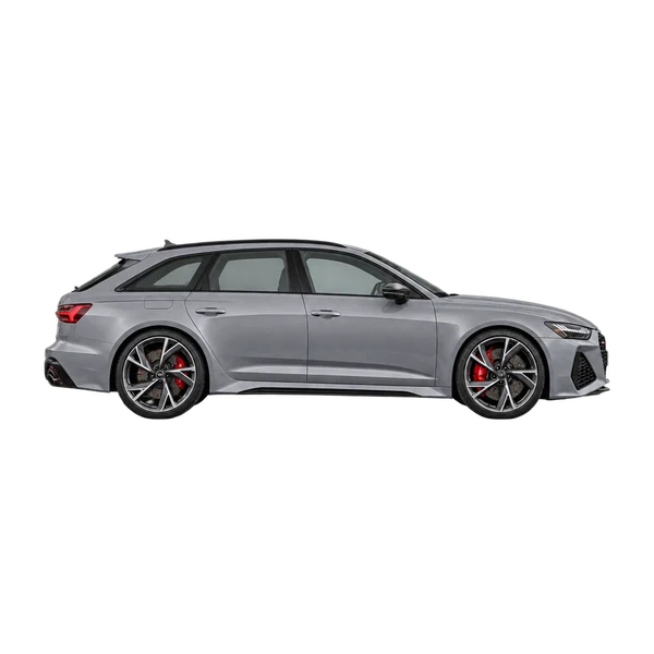 2022 Audi RS 6 Avant in Grau, Ansicht: Seite (nach rechts gewandt)
