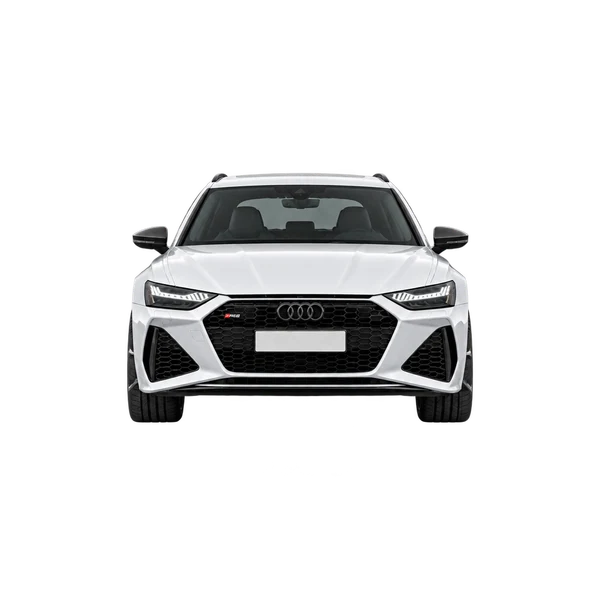 2022 Audi RS 6 Avant in weiß, Ansicht: Front