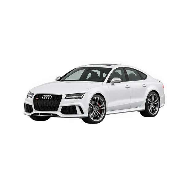 Audi RS 7 2016 blanc, vue trois-quarts avant (orienté vers la gauche)