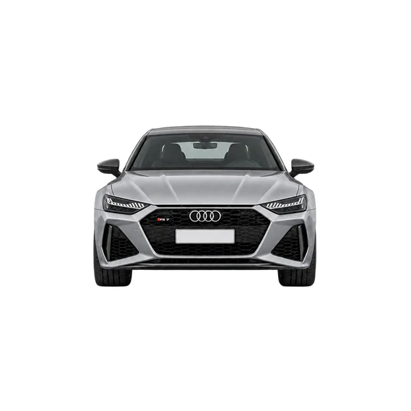 2022 Audi RS 7 in Silber, Ansicht: Front