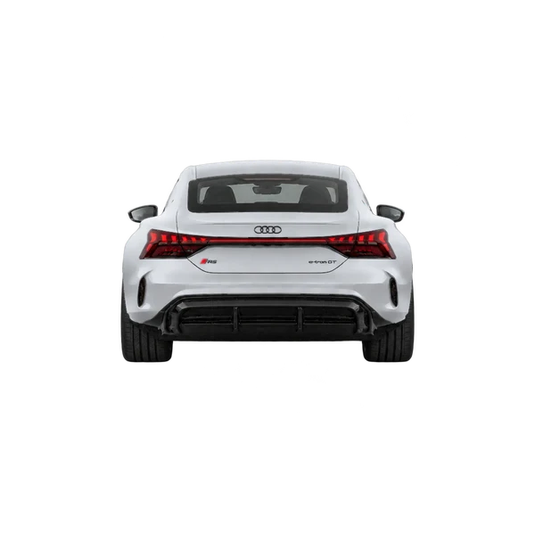Audi RS e-tron GT Performance 2026 prata, vista traseira