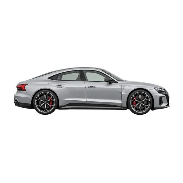 Audi RS e-tron GT 2027 argent, vue profil (tourné vers la droite)