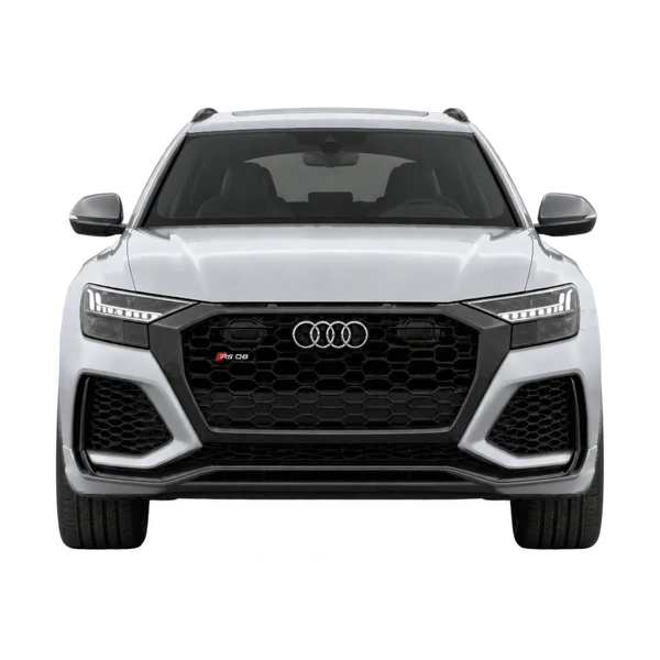 2021 Audi RS Q8 in Silber, Ansicht: Front