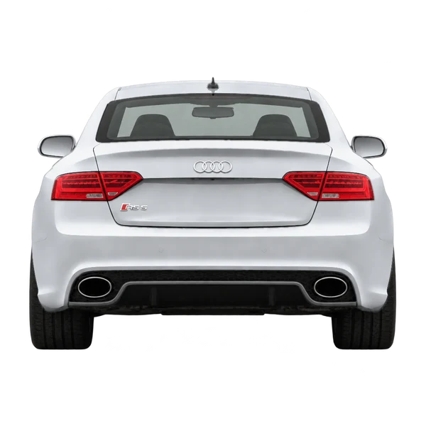 2013 Audi RS5 in Silber, Ansicht: Heck