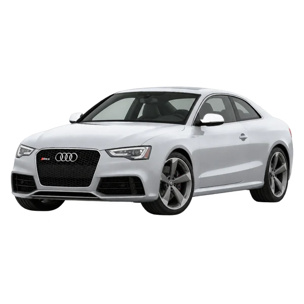 2014 Audi RS5 in Silber, Ansicht: Dreiviertelansicht vorne (nach links gerichtet)
