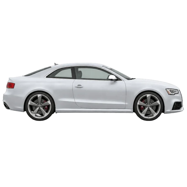 2014 Audi RS5 in Silber, Ansicht: Seite (nach rechts gewandt)
