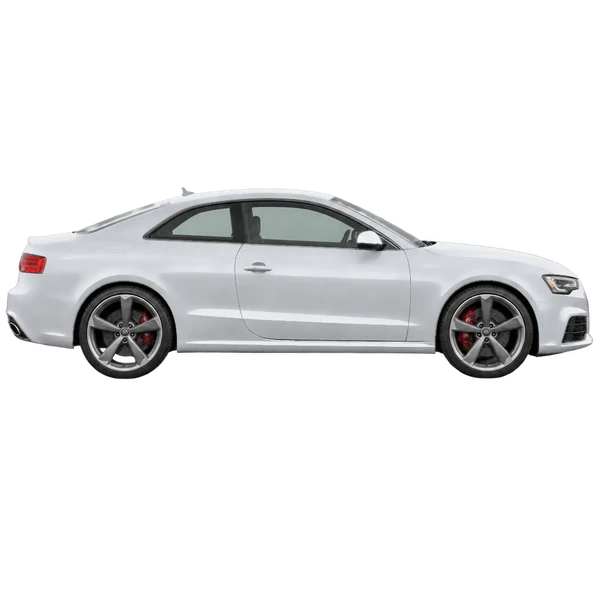 2016 Audi RS5 in Silber, Ansicht: Seite (nach rechts gewandt)