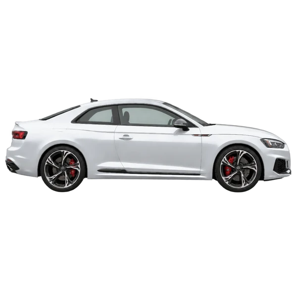 2017 Audi RS5 in Silber, Ansicht: Seite (nach rechts gewandt)