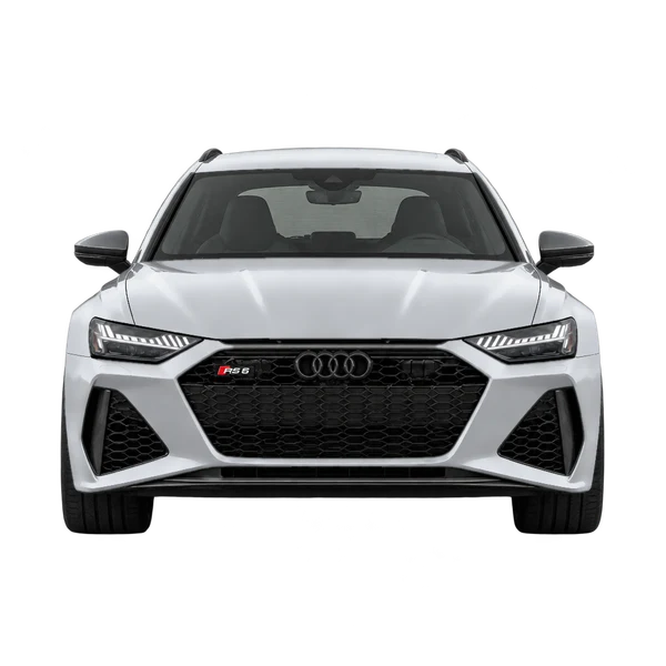 2024 Audi RS6 in Silber, Ansicht: Front