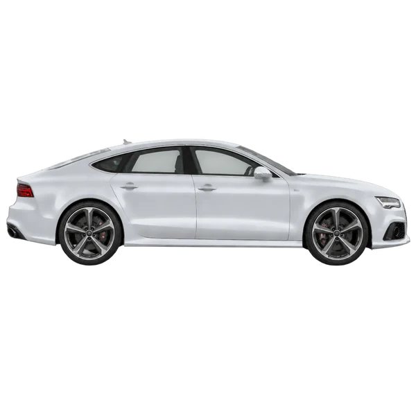 2016 Audi RS7 in Silber, Ansicht: Seite (nach rechts gewandt)