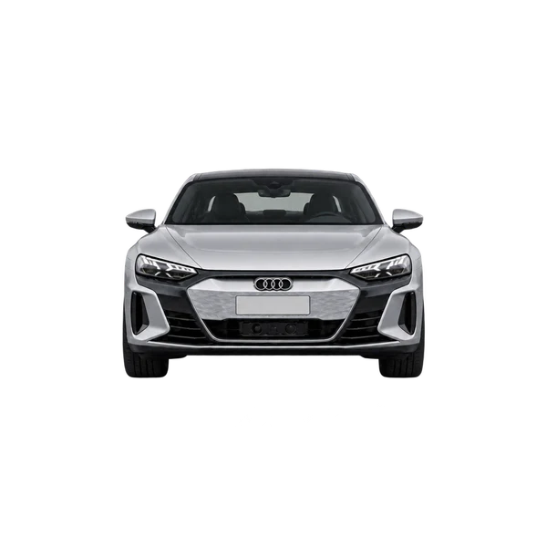 Audi S e-tron GT 2027 prata, vista frente
