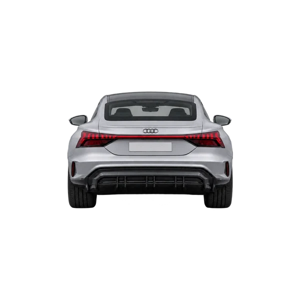 Audi S e-tron GT 2027 prata, vista traseira