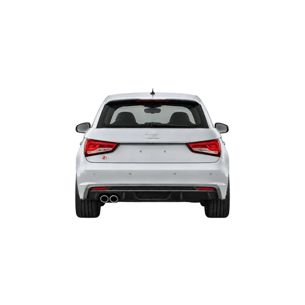 2014 Audi S1 in Silber, Ansicht: Heck