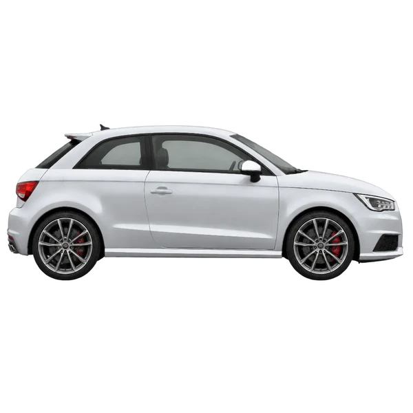 2015 Audi S1 in Silber, Ansicht: Seite (nach rechts gewandt)