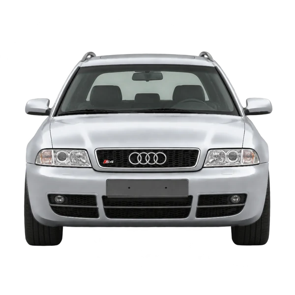 Audi S4 Avant 1999 prata, vista frente