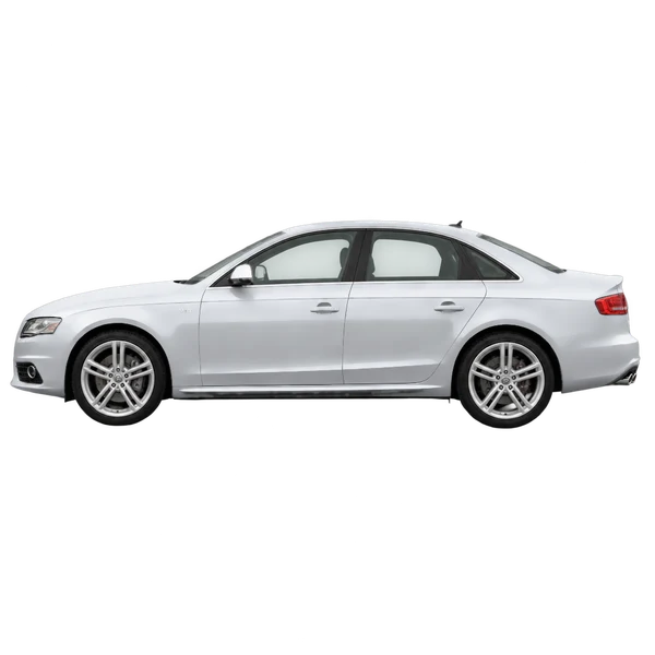 2012 Audi S4 in Silber, Ansicht: Seite (nach links gerichtet)