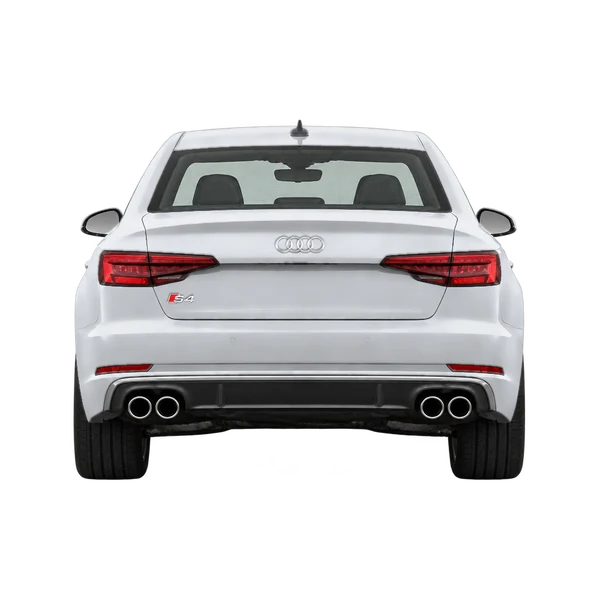 Audi S4 2018 argent, vue arrière