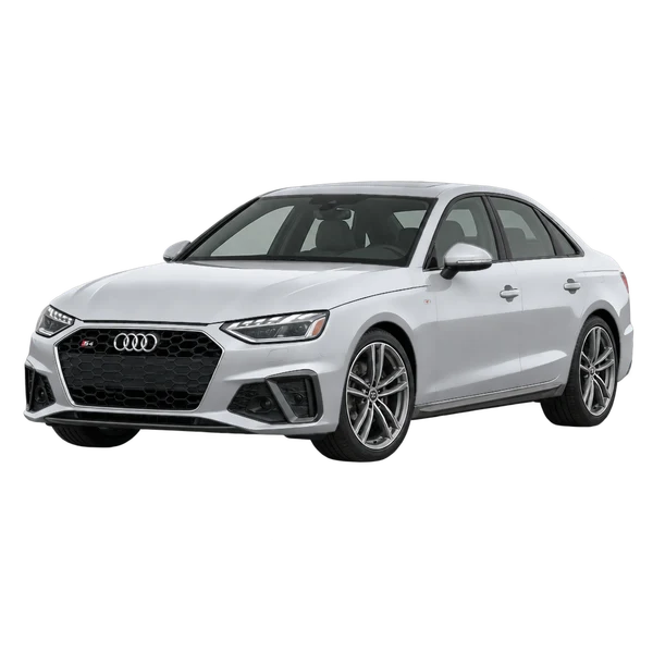 Audi S4 2020 argent, vue trois-quarts avant (orienté vers la gauche)