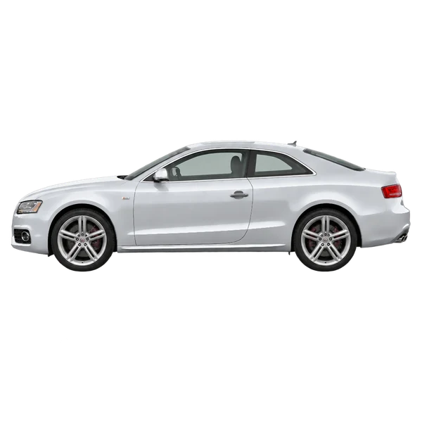 シルバーの2011 Audi S5（側面（左向き）ビュー）